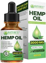 Load image into Gallery viewer, Nature&#39;s Beneficials Hemp Oil
